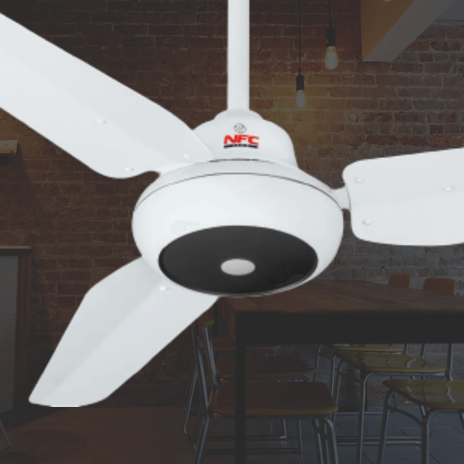 NFC Ceiling Fan Florence Model 56 Inch Powerful Motor & Design Silent & Quiet Breeze Brand Warranty Installment