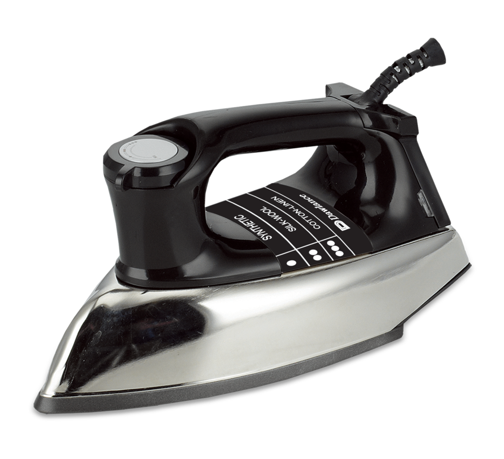 Dawlance Dry Iron - DWDI 1020 B - Automatic - Dawlance Heavy Weight Iron - Dawlance Non-Stick Iron 2 Years Brand Warranty