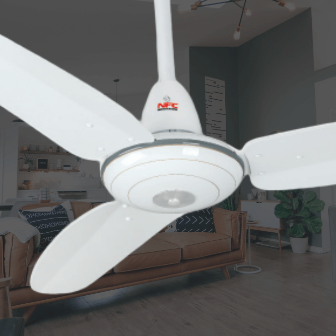 NFC Ceiling Fan Deluxe Model 56 Inch Powerful Motor & Design Silent & Quiet Breeze Brand Warranty