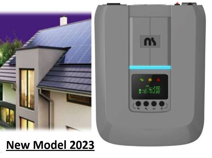 NS Premium Plus 2000 Solar Inverter UPS 2.0 KVA 24V DC (1800) Watt. Solar Charge Current New Model 2024