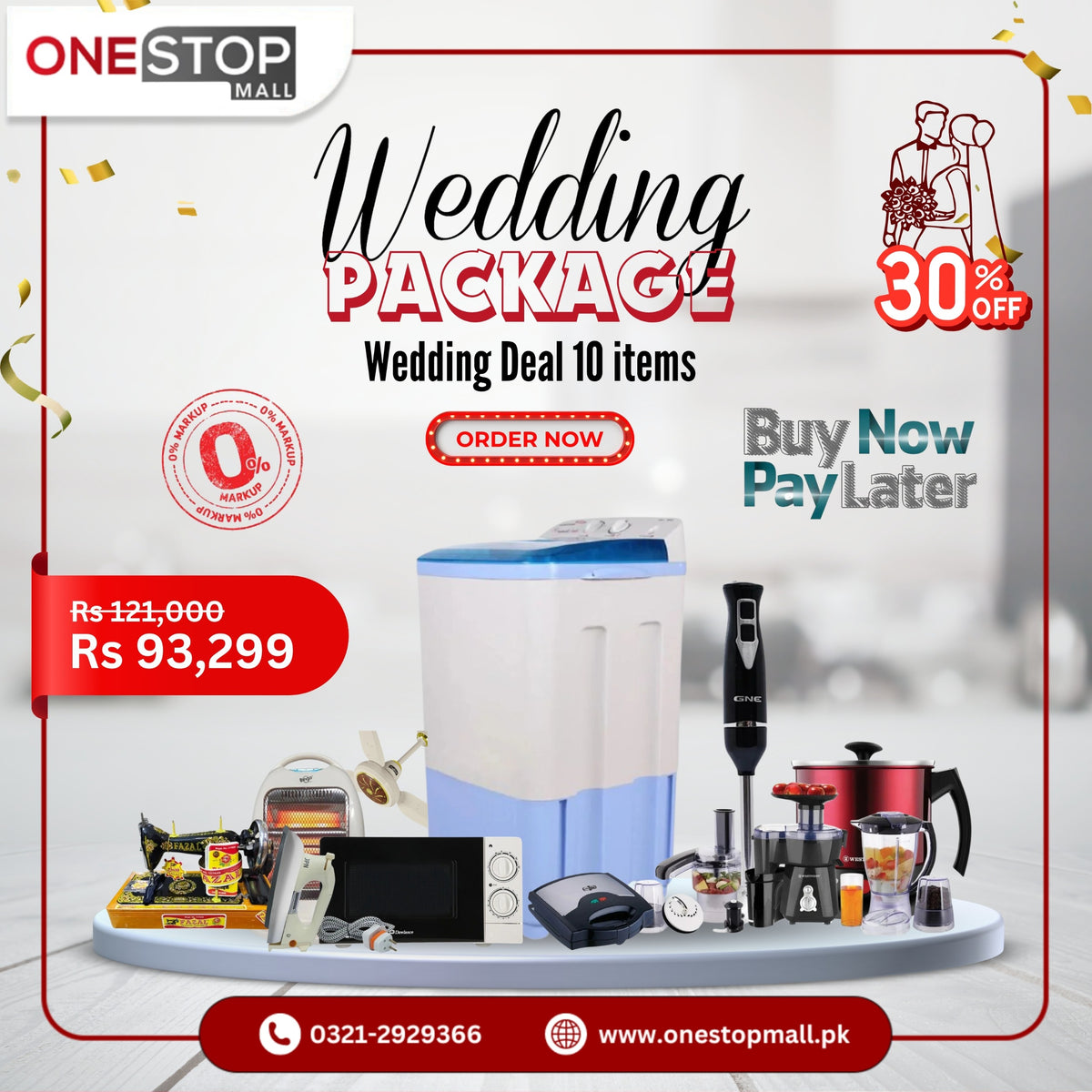 Wedding Package 10 Items Deal