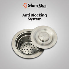 Glam Gas Life Style 6-6 BK Glam Gas Sink Glass Washer Soap Dispenser Brand Warranty