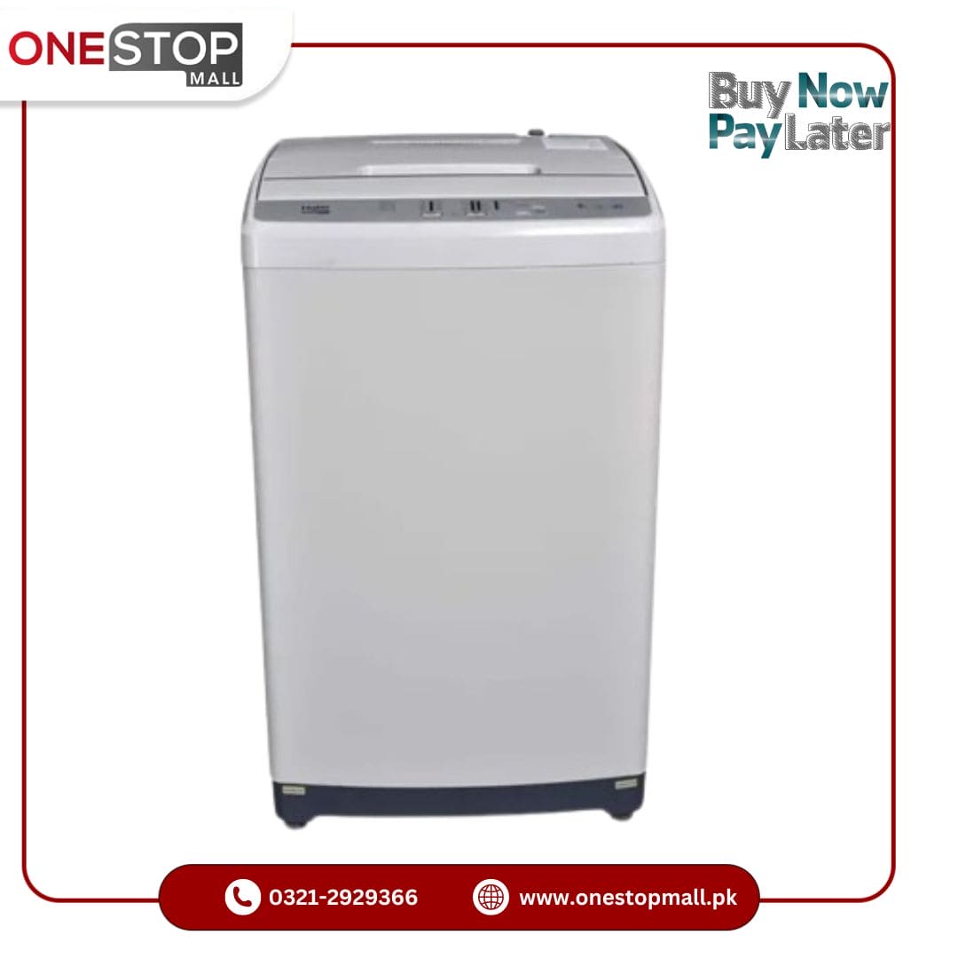 Haier -HWM 80-1269Y Fully Automatic Washing Machine 9kg | Top Loading Washing Machine | 10 Years Warranty.