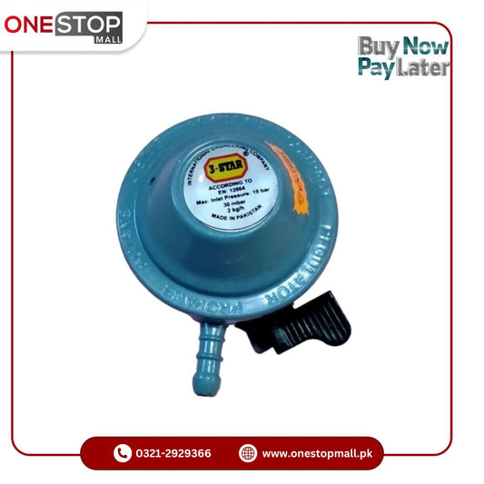 Lpg Gas Regulator 3 Star 22 Mm Size Reliable And Easy To Used For Safe For Gas Distribustion