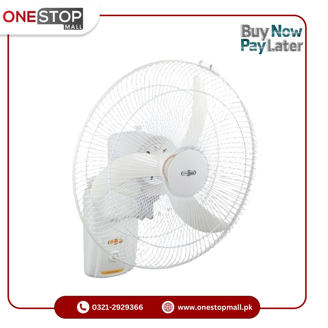 Super Asia Bracket Fans 18 Inches AC & DC Classic Low energy consumption Specially designed blades Brand Warranty