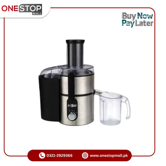 Super Asia JE-1000 Juice Extractor Powerful cooper motor with overheat protector 1 Year Brand Warranty