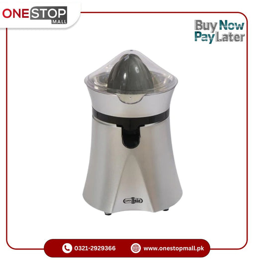 Super Asia CJ-1001 Citrus Juicer Smart juice outlet Silver spray body  1 Year Brand Warranty