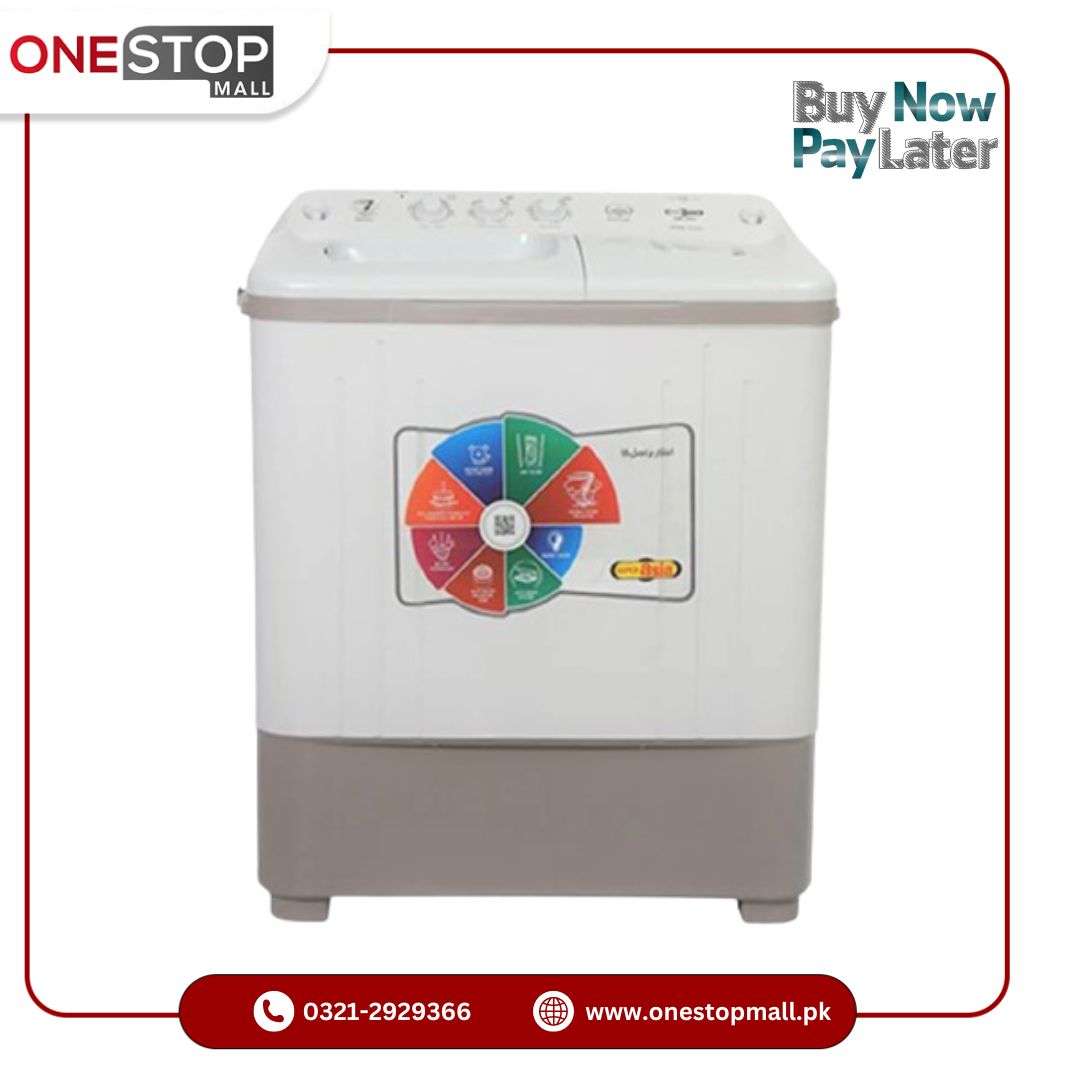 Super Asia Washing Machine SA-241 Smart Wash Shock & rust proof plastic body 1 Year Brand Warranty