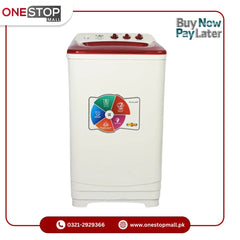 Super Asia Washing Machine  SA-240 SHOWER WASH (CRYSTAL) Shock & rust proof double plastic body  1 Year Brand Warranty