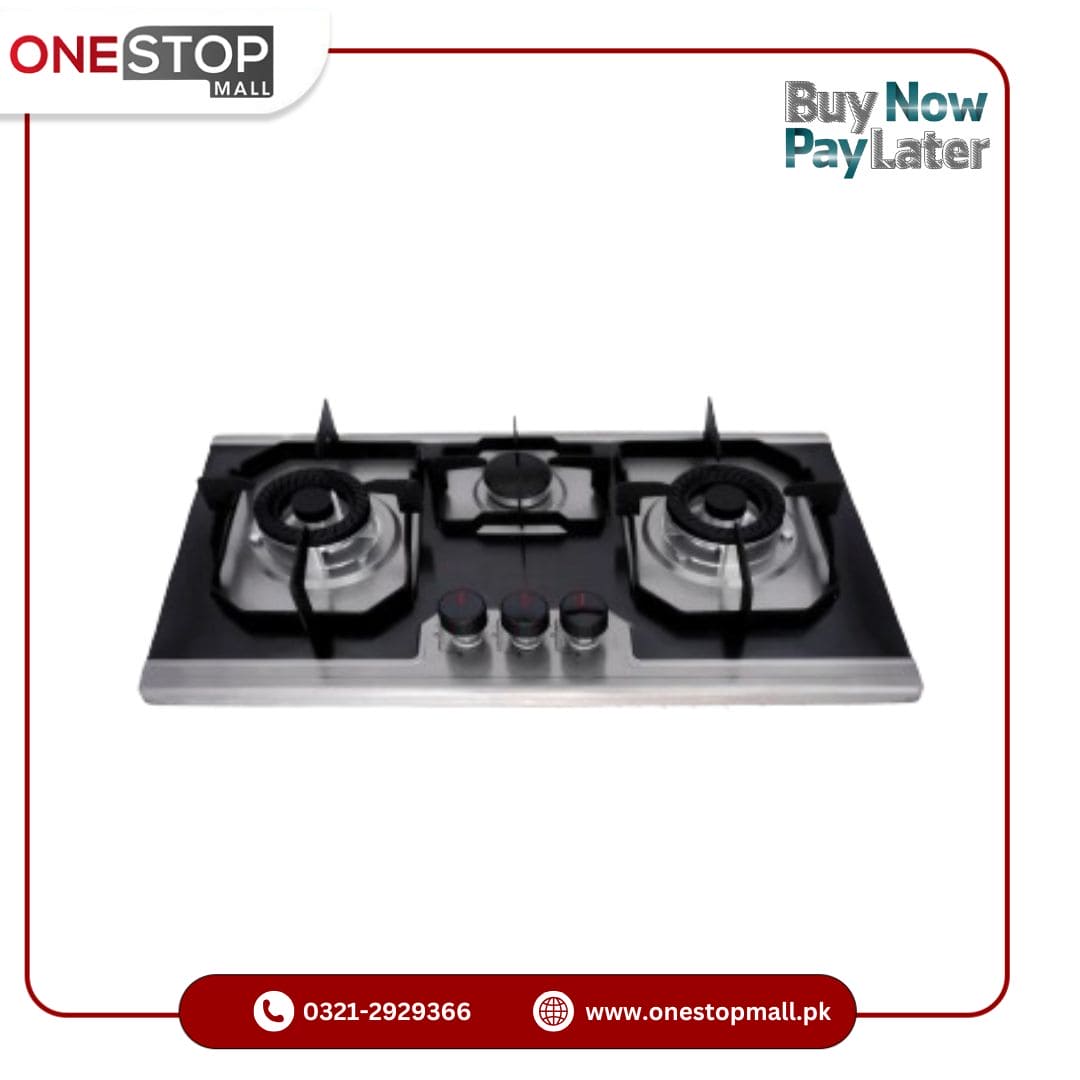 Glam Gas Food book-D3 Hob |3 Burner | Kitchen Gas Stove | Gas Stove  1 Year Brand Warranty