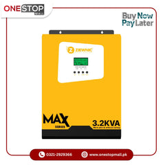 ZIEWNIC MAX - PV4200 (3.2 KVA) SOLAR HYBRID INVERTER Running With Battery & Without Battery 100% Pure Sine Wave Solar Inverter  5 Years Brand Warranty