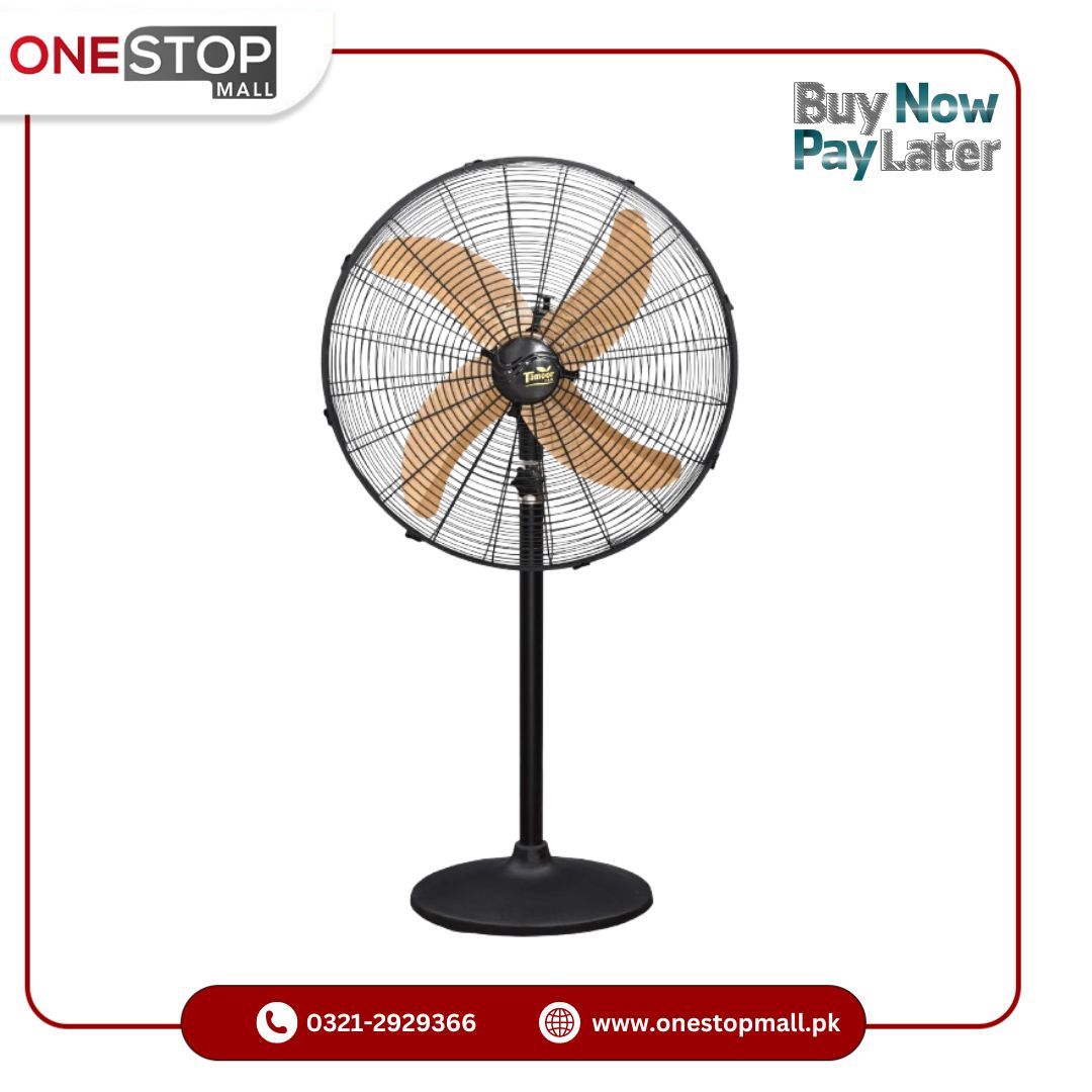 Tamoor AC DC Pedestal Fan Eco Supreme Model 24 Inch remote control Brand Warranty