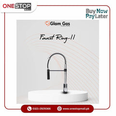 Glam Gas Faucet (Faucet Ring-11) Pull out System Imported Aerater Stainless Steel Flexible Hose Brand Warranty