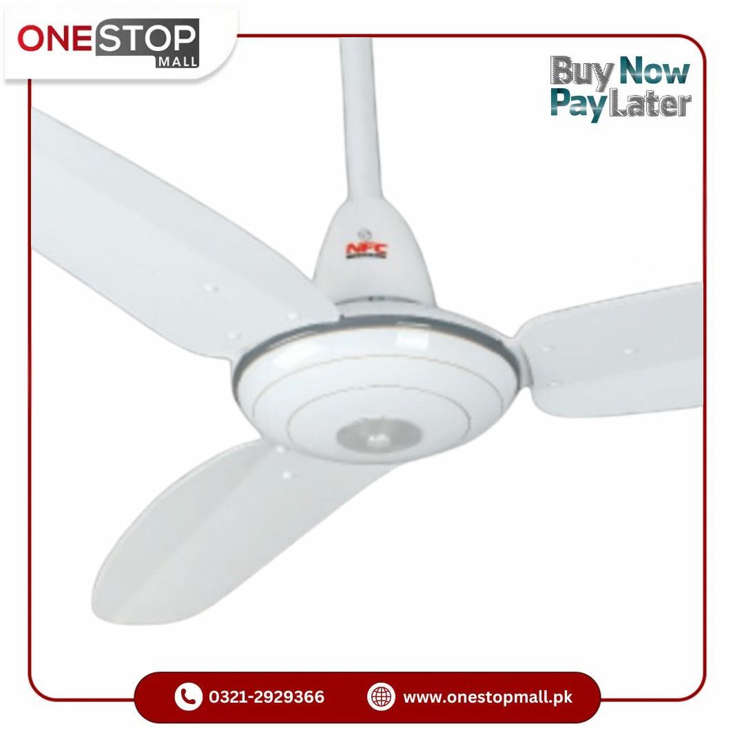 NFC AC DC Ceiling Fan Deluxe Model 56 Inch Inverter Pure Copper Winding Remote Control Brand Warranty