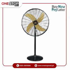 NFC AC DC Pedestal Fan 24 Inch Remote Control Powerful Motor & Design Silent & Quiet Breeze High Airflow Design Brand Warranty