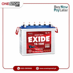 EXIDE TR-1500 Tall Tubular Battery Price in Pakistan Only For Karachi Brand Warranty