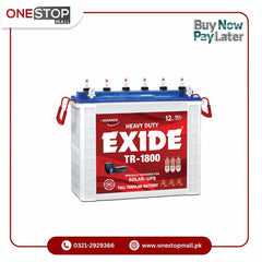 EXIDE TR-1800 Tall Tubular Battery Price in Pakistan Only For Karachi Brand Warranty