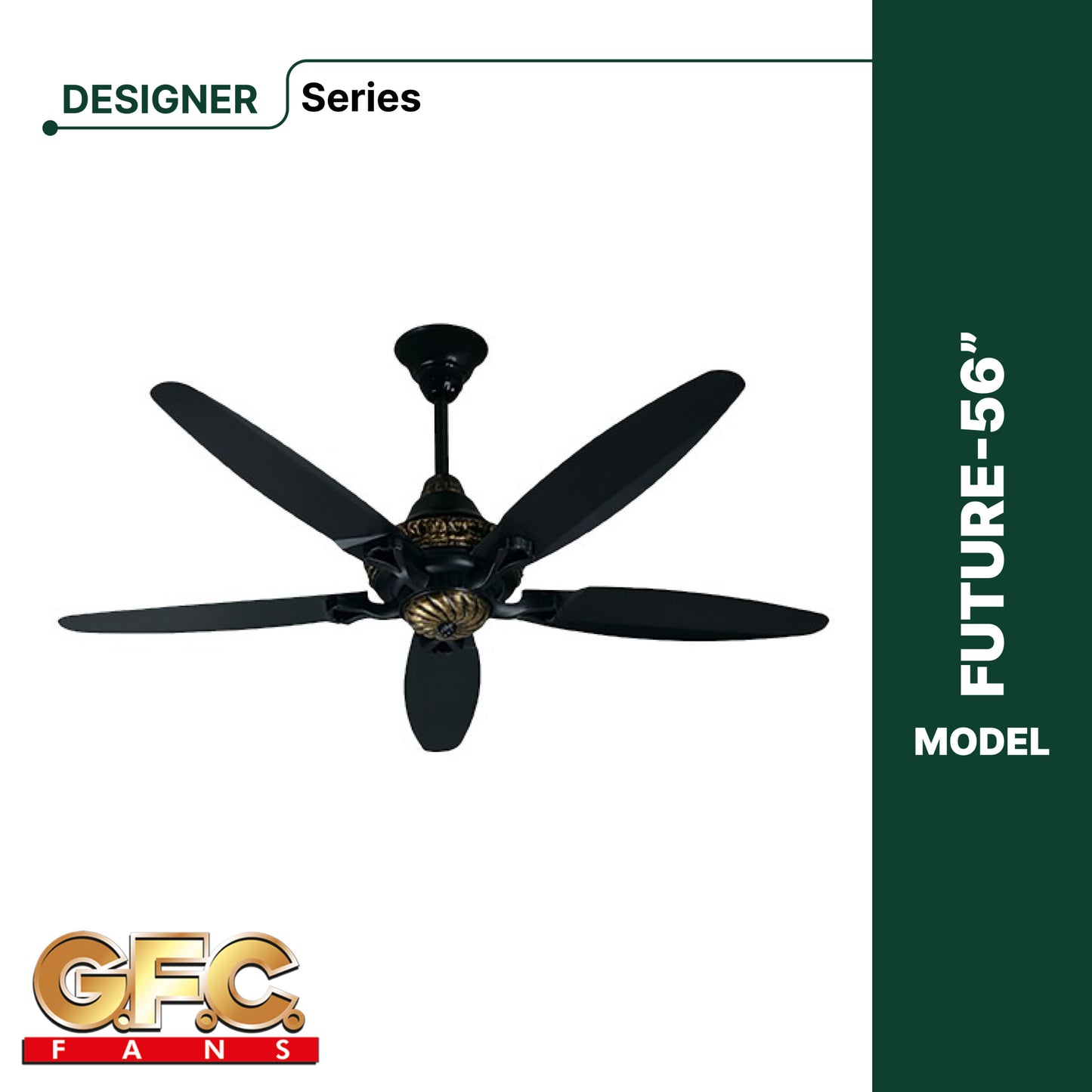 GFC Ceiling Fan Future Model 56 Copper Winding Ceiling Fan Brand Warranty