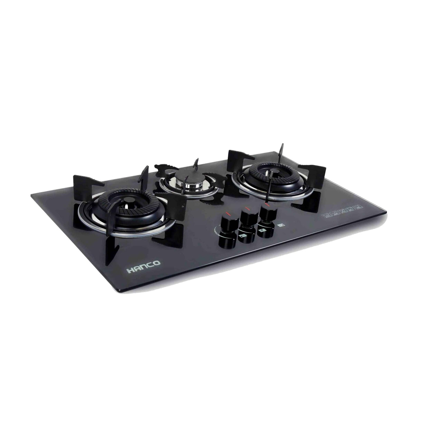 Hanco Built in Hob (Model 401) Brass Burner Tempered Glass Auto Ignition Stove 1 Year Brand Warranty