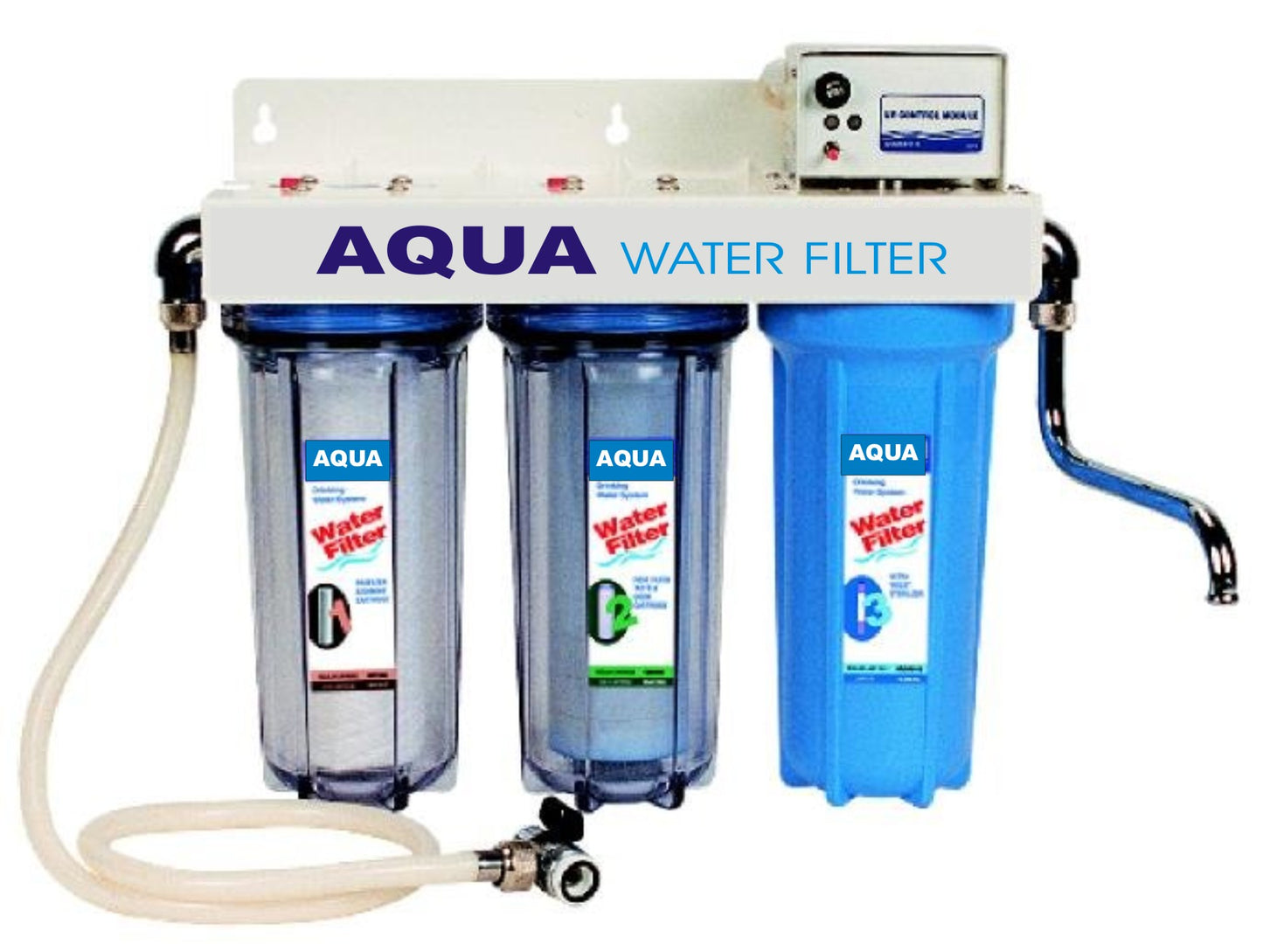 Aqua Safe Water Filter 3 Stages water Filtration Light for bacteria/germs Clean and Pure Drinking Water