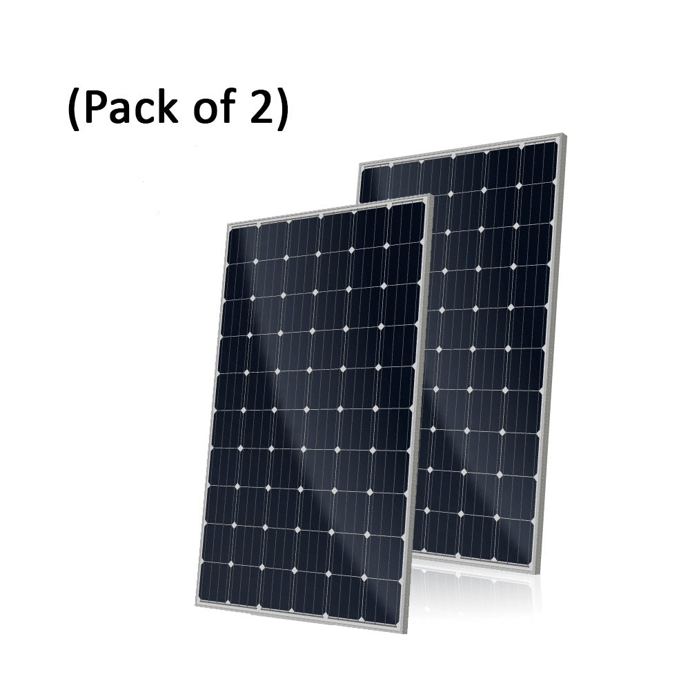 Jasco Solar Panel 2 Pcs Plate-Mono Crystalline 12v/165 Watt Heavy Duty( 10 Year Warranty )