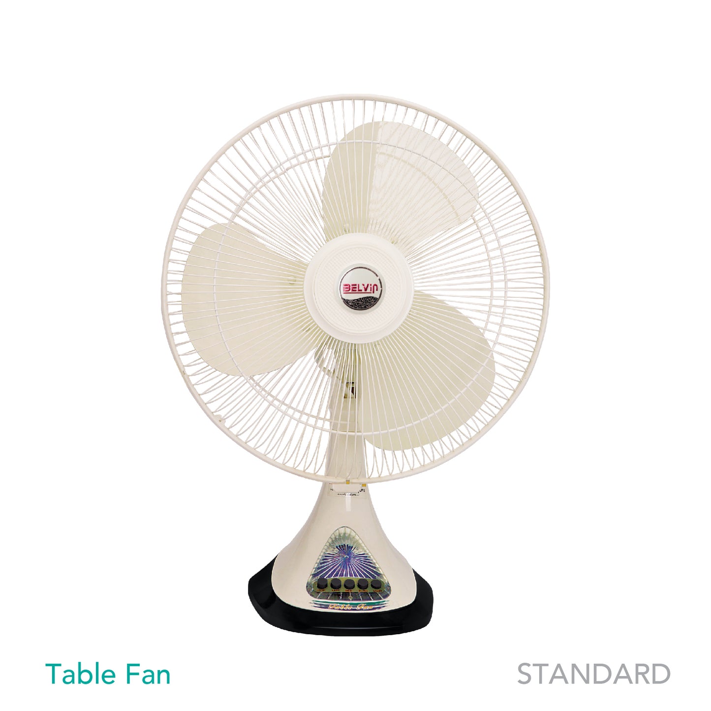 Belvin Table Fan 18 Inch Pure Copper Wire (99.9%) Export Quality Noiseless Motor Smooth Oscillation Brand Warranty