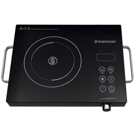 Westpoint Hot Plate Deluxe Ceramic Cooker WF 141 - Black with 2 Years Brand Warranty