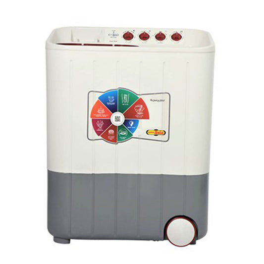 Super Asia Washing Machine SA-244 8 KG Twin Tub Shock & Rust Proof Plastic Body 1 Year Warranty