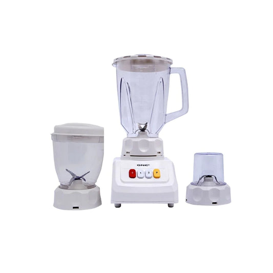 Gaba National Blender & Grinder GN-703 3 in 1 White (Brand Warranty)